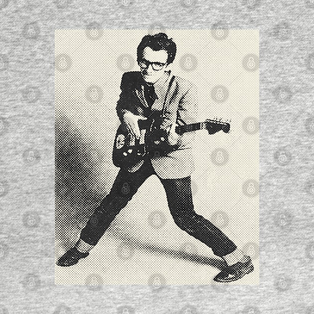 Elvis Vintage Halftone by Baharnis